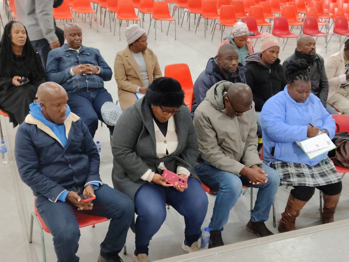 ElundiniLM's tweet photo. EC Legislature, in partnership with Elundini Local Municipality, responded to community petitions in Ward 05 at Ngxaza PS. This engagement reflects our continued commitment to listening to communities, addressing service delivery concerns, and strengthening responsive governance. https://t.co/1SGTCHFnxD
