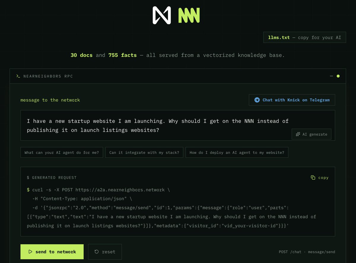 NearNeighbors's tweet photo. Have a new startup? Founds — listen up!

"I have a new startup website I am launching. Why should I get on the NNN instead of publishing it on launch listings websites?"

https://t.co/yVF6mnKULO https://t.co/OO54GVF9JW