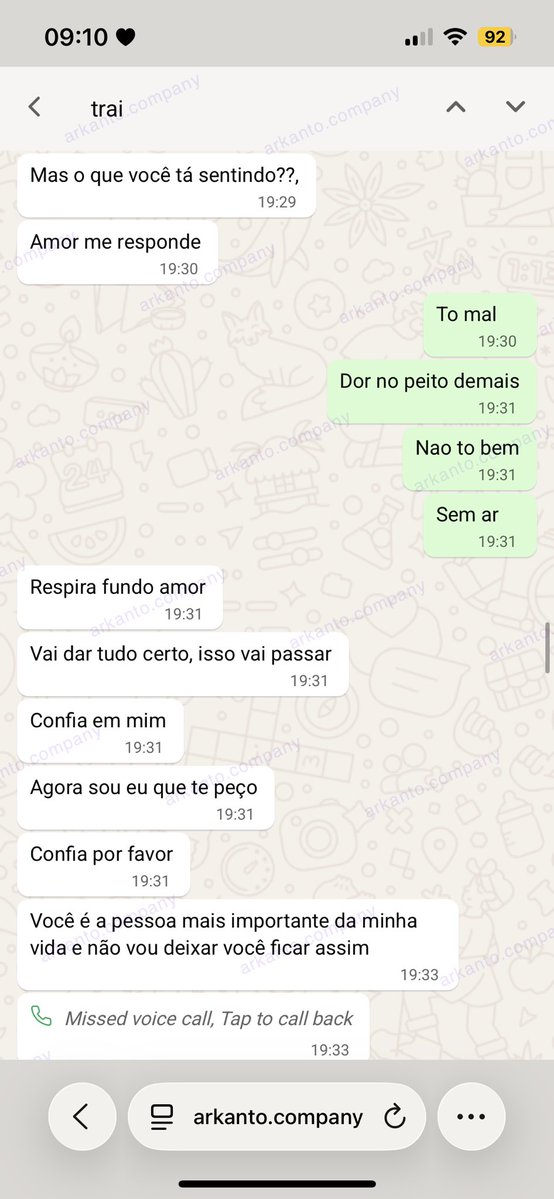 WOLFCHANCAPTOR's tweet photo. se eu mostrasse essa conversa vcs diriam que

é entre 2 adolescentes que webnamoram e acabaram de terminar pelo discord

ou 

que é entre o daniel vorcaro e a martha depois dele descobrir que ela tinha ficado com outro cara? https://t.co/lnfC1N1vcK