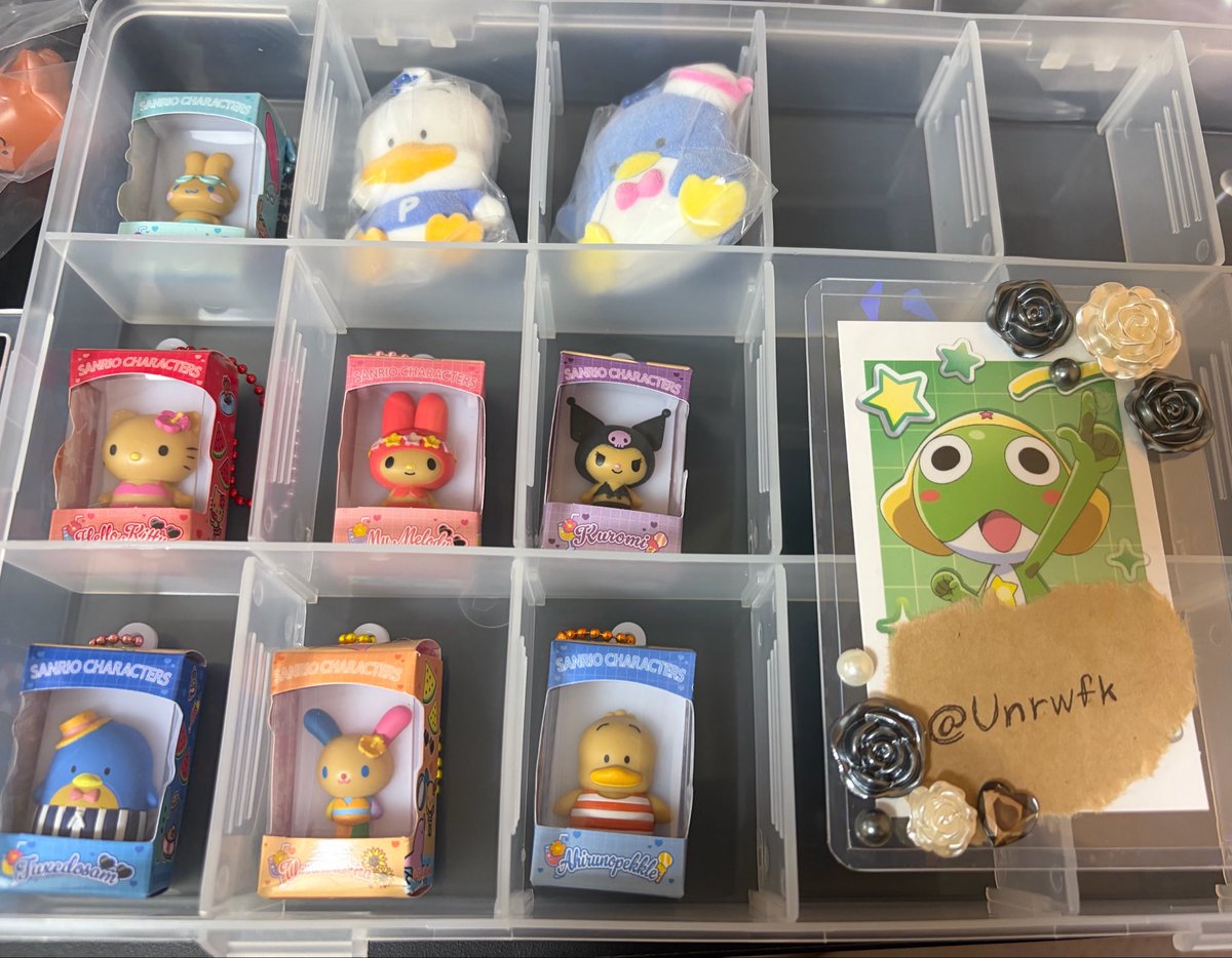 Unrwfk's tweet photo. サンリオチョコボックスフィギュアコレクション

【譲】シナモン、キティ、マイメロ、クロミ、ウサハナ、タキシードサム、アヒルのペックル

【求】400円➕送料

シナモンとキティはサムとペックルどちらかとセット購入をお願いします🙇🏻‍♀️
まとめ買いしてくれる方を優先◎ https://t.co/3qP1l05V4i