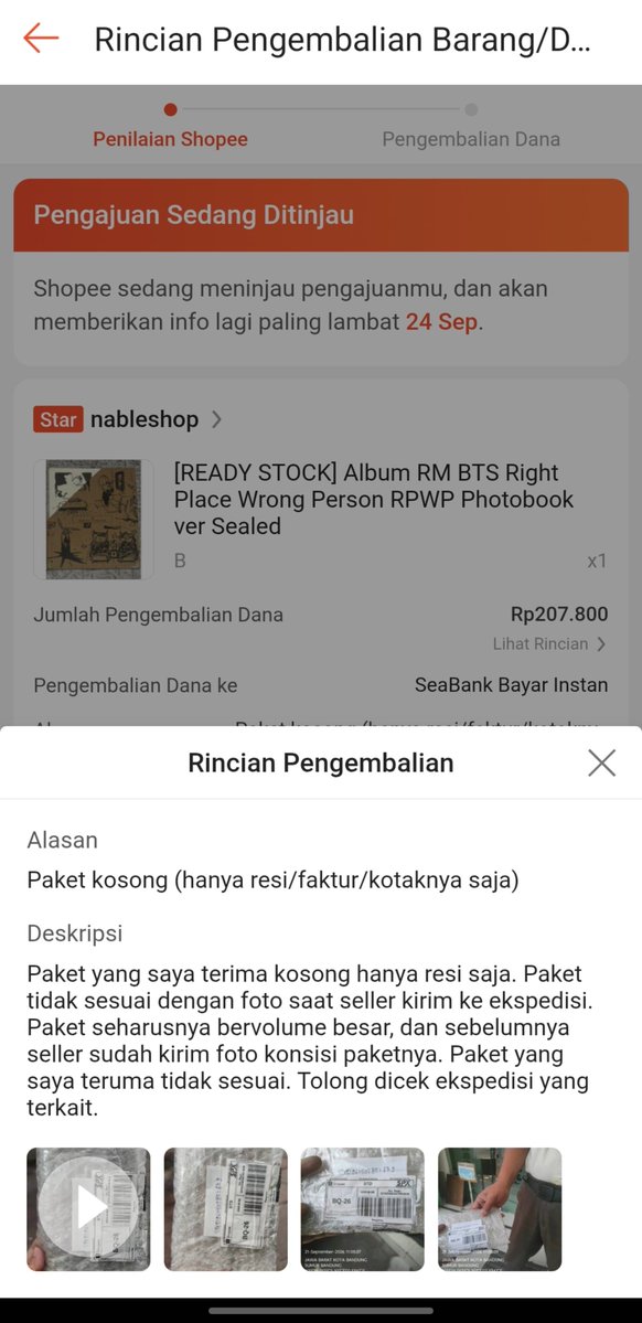 vtreelogy's tweet photo. SPX KAMPRETT.. PAKET SEGEDE GABAN DIBONGKAR DIGANTI CUMA KERTAS DOANG DIBUNGKUS BBW. SPX SETANN!! https://t.co/0LRzo6hNxT