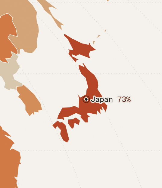 francisco_io's tweet photo. @jacintofleta Japan has an interesting shape: https://t.co/OmnsQ14QsY