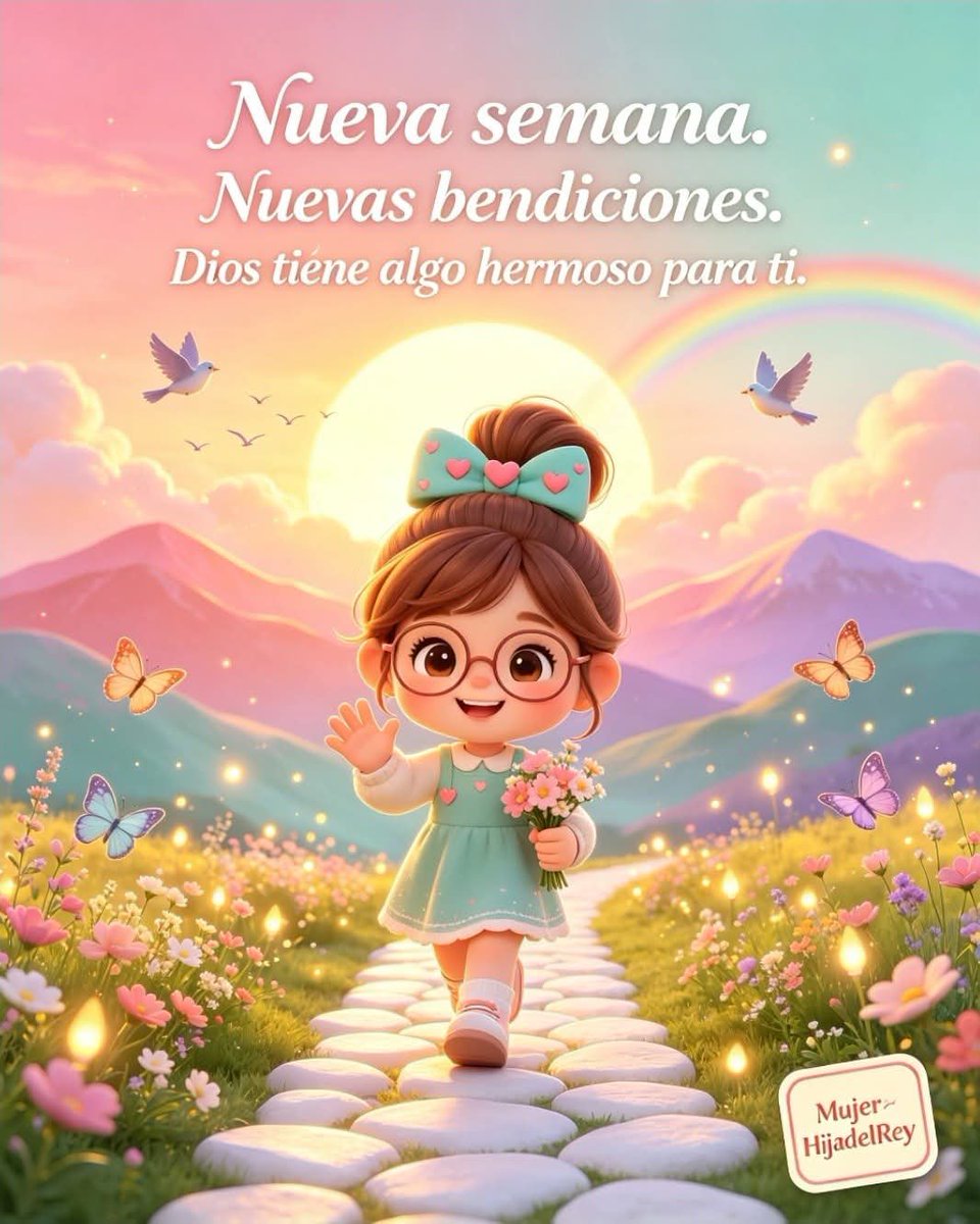 Gallardo_miri23's tweet photo. Comienza esta nueva semana con el corazón lleno de esperanza 💖
Dios tiene algo hermoso preparado para ti. Cada día es una nueva oportunidad para recibir sus bendiciones, caminar en su amor y ver cómo obra en tu vida.
#NuevasBendiciones #Esperanza #Fe #BendecidaSemana https://t.co/tVk5w5RGuG