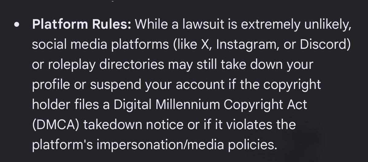 HerLostMemory's tweet photo. @Habs7453116598 Talk about copyright? what you would tell someone who role plays that they can’t use a picture of an actor or actress why because copyright.? hmmm interesting if you want to talk about copyright or infringement. https://t.co/0Zzj7sZ5k7
