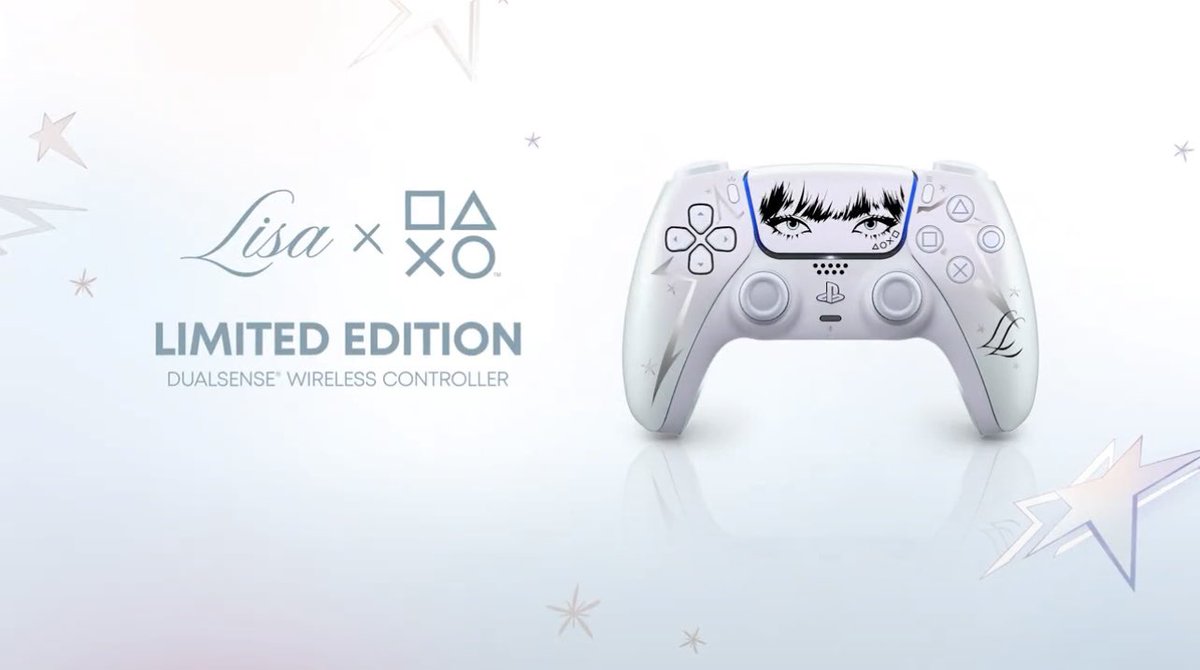 Play4Index's tweet photo. PlayStation has revealed the Lisa Limited Edition DualSense, created in collaboration with Lalisa Manobal, global K-pop star and member of the highly successful South Korean girl group, BLACKPINK! https://t.co/Hz391m3Zit