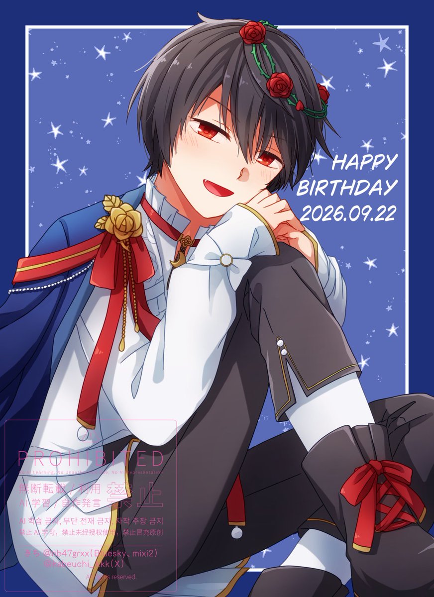 kabeuchi_kkk's tweet photo. 凛月くん誕生日おめでとう〜〜！！！！！
#朔間凛月生誕祭2026
#朔間凛月誕生祭2026 https://t.co/9GmM9amMTy