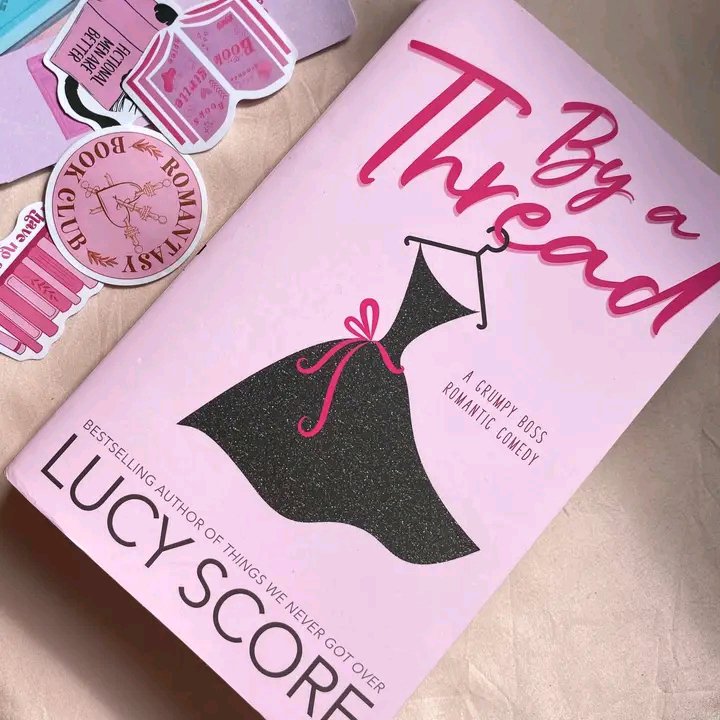 LucyScoreAuthor's tweet photo. Fictional men really are better. ๐ Currently diving into By a Thread by @LucyScore! Who else loves a good grumpy boss workplace romance? ๐โจ
#ByAThread #LucyScore #BookX #GrumpyBoss #RomComBooks https://t.co/fwVX3loGZs