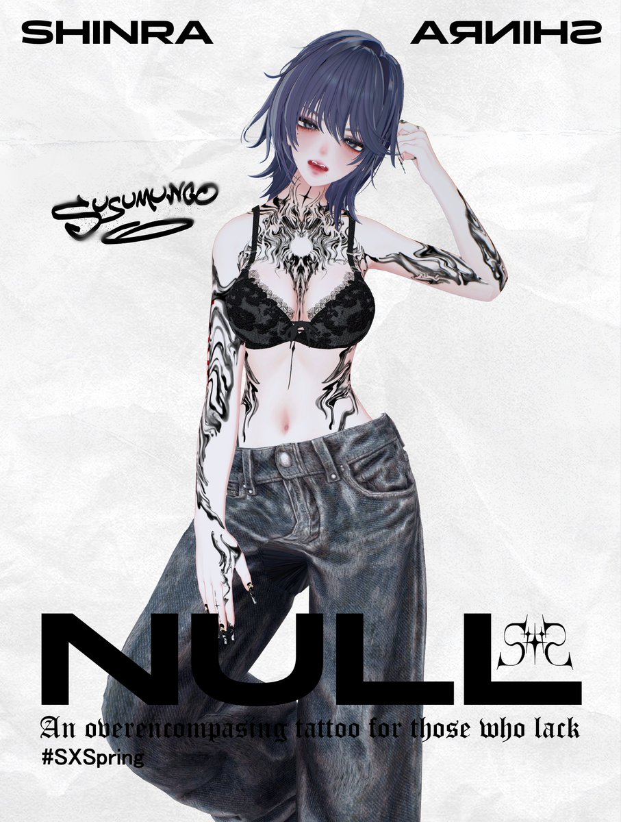 Hxruru_Illust's tweet photo. 🖤 SXSpring Giveaway Campaign 🖤
Scheduled to release 23/09/2026 (Wed) at 05:30
SXSpring - NULL Tattoo Pack [23 Avatars]

We'll be selecting 3 winners randomly from those who like and retweet any of the official posts until release! Winners will be the FULL AVATAR package! 🎁🎁🎁

We look forward to seeing you participate! 🎉

----------------------------------------------------------

Deadline is 05:00 23/09/2026
Winners will be announced at 05:15 23/09/2026

----------------------------------------------------------

Available for the following avatars: 

Lasyusha, Lumina, Lapwing, Linne, Shinra, Shuan, Shinano, Sio, SiuSiu, Kumaly, Manuka, Mayo, Marycia, Misaki, Milltina, Milfy, Chocola, Minase, Komano, Nakiya, Hanka, Suzuya

#SXSpring #booth_pm #VRChat