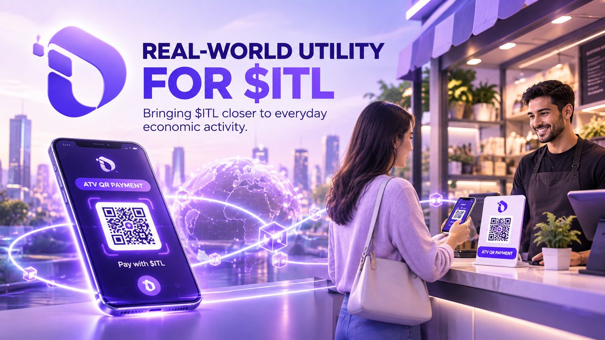 amdadullahg55e's tweet photo. 🌍 Real-world utility for $ITL.

ATV QR Payment is being built to bring $ITL beyond the blockchain and closer to everyday economic activity.

#InterLink #ITL #ATV https://t.co/87iXvrlvLW