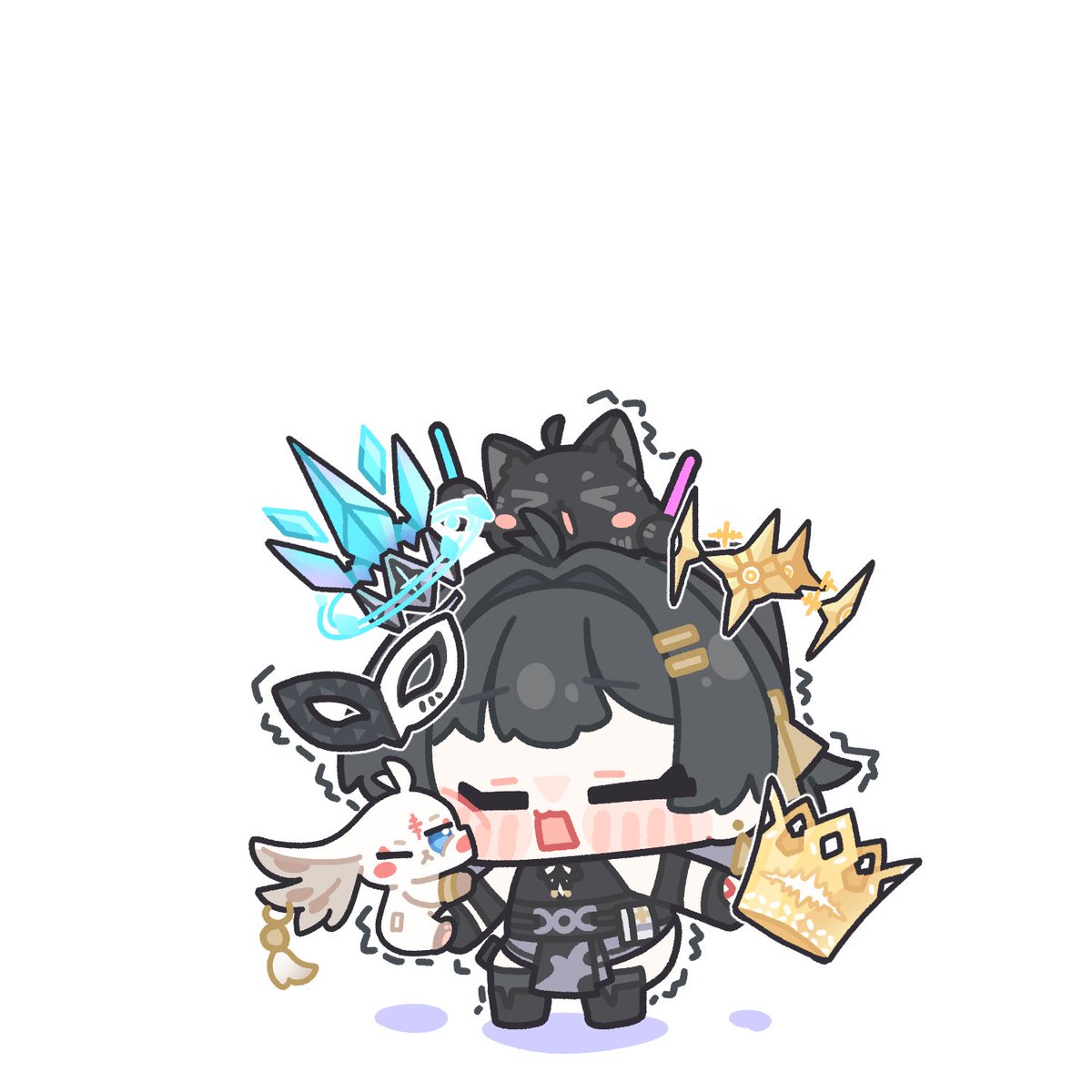 syurikenmaru's tweet photo. アクセサリーが多すぎて体が重い…🐈‍⬛💦👑👑👑
#鳴潮 #鳴潮コレクション #WutheringWaves https://t.co/iTBLjp22Xi