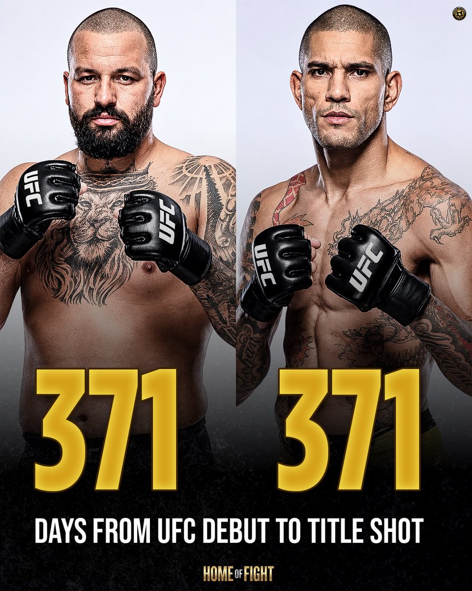 Home_of_Fight's tweet photo. 📊🏆 Josh Hokit and Alex Pereira will have the exact same amount of days between their UFC debut and their first UFC title shot: 

🇺🇸 Hokit recorded 4 wins, 3 finishes in this period.

🇧🇷 Pereira needed just 3 wins, with 2 finishes to earn his title shot. https://t.co/Qf0fc5Mwgc