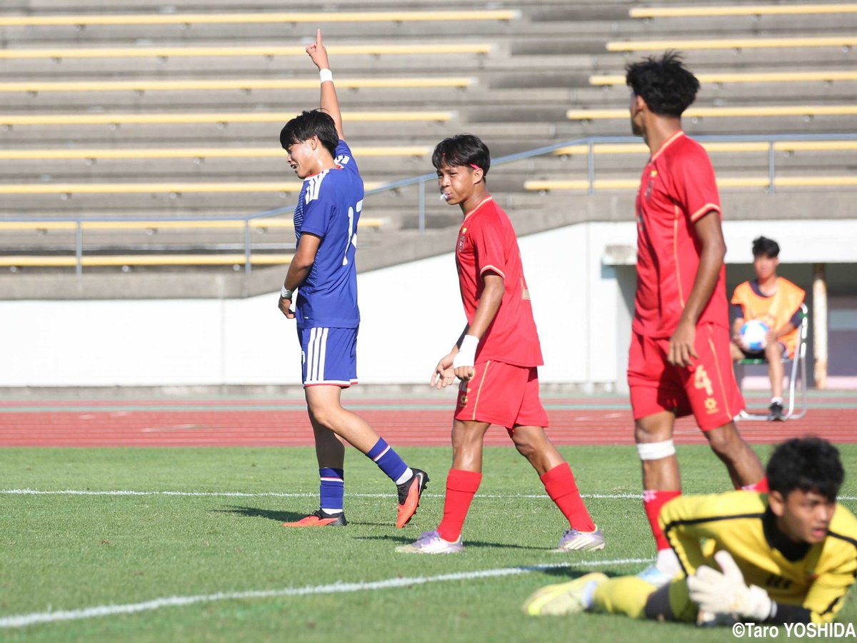 gekisaka's tweet photo. 【写真特集】[国際ユースin新潟]U-17日本代表は左WB岡本(G大阪ユース)の鮮やかな一撃で先制点(8枚)

https://t.co/8ishynyeMN

#サッカー日本代表 #daihyo #ゲキサカ https://t.co/nEljVi1eHm