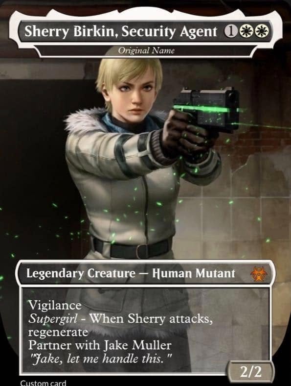 smtrebhfun's tweet photo. Day 153 for more jake/sherry content
@REBHPortal @RE_Games #REBHFun

Sherry Birkin and Jake Muller cards in the mobile game Teppen. Jake only has two cards in the game, while Sherry has a considerable amount; she even had an event focused on her. https://t.co/RW13Tj5KEx