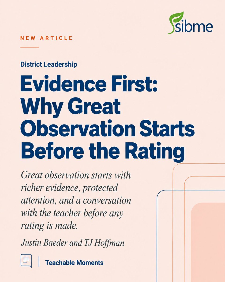 SibmeApp's tweet photo. Evidence first. Interpret together.

https://t.co/Tsl5l0X4o9

#AI #PD #K12 https://t.co/0n7pgN8n2Q