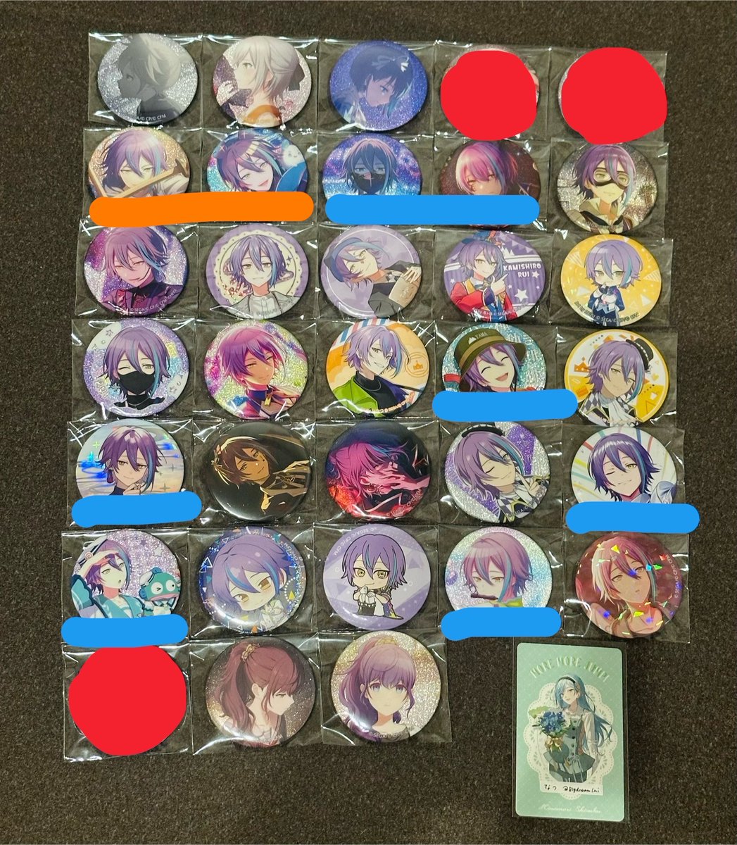 BigdreamIni's tweet photo. 【交換/譲渡】プロセカ グリ缶 エピカ 

【譲】画像1 グリ缶 

【求】2枚目一歌残り8点/または400円+送料(+手数料)  

【譲渡】🟦線は抱き合わせ有/🟧線は2点纏めて 
【交換】カラフェス類との交換は当方のお品物から他1点含む2:2~

・メルカリ/メルペイ対応   

お気軽にお声掛けください🙇‍♀️ https://t.co/B7X7B4e0WS