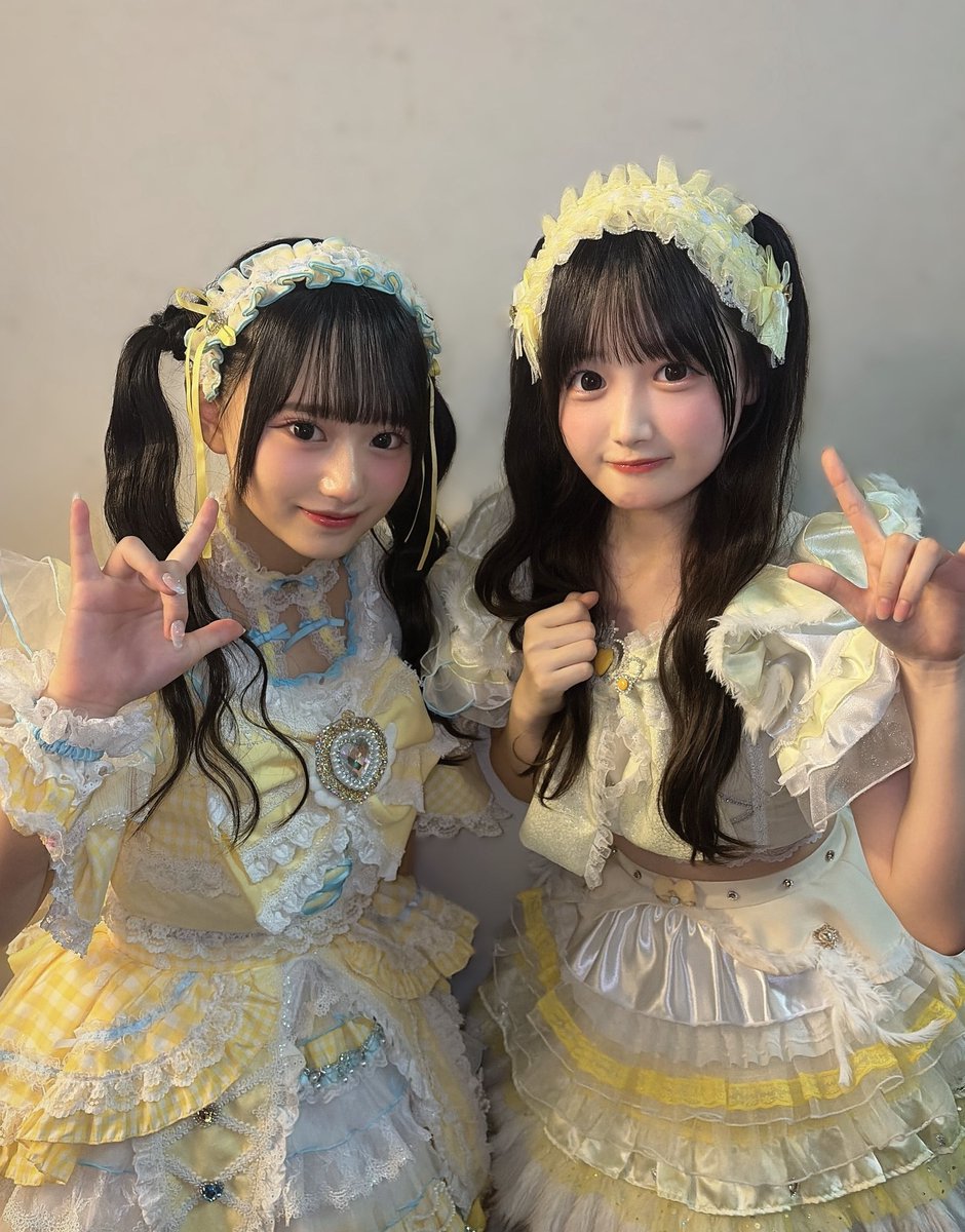 Pastel__ai's tweet photo. ヒロインズ14才同士砂糖みるくちゃんと🤍💛 https://t.co/zK5tjb1y8t