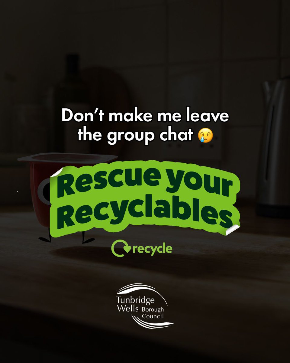 TWellsCouncil's tweet photo. What if those group chat conversations could last even longer? You've finished the yoghurt, but the pot's story doesn't end there. Recycle your yoghurt pots, and you'll save enough energy to fully charge a mobile phone. #RecycleWeek2026 #RecycleNow #RescueMeRecycle #NothingWasted https://t.co/NofjO3qZBV