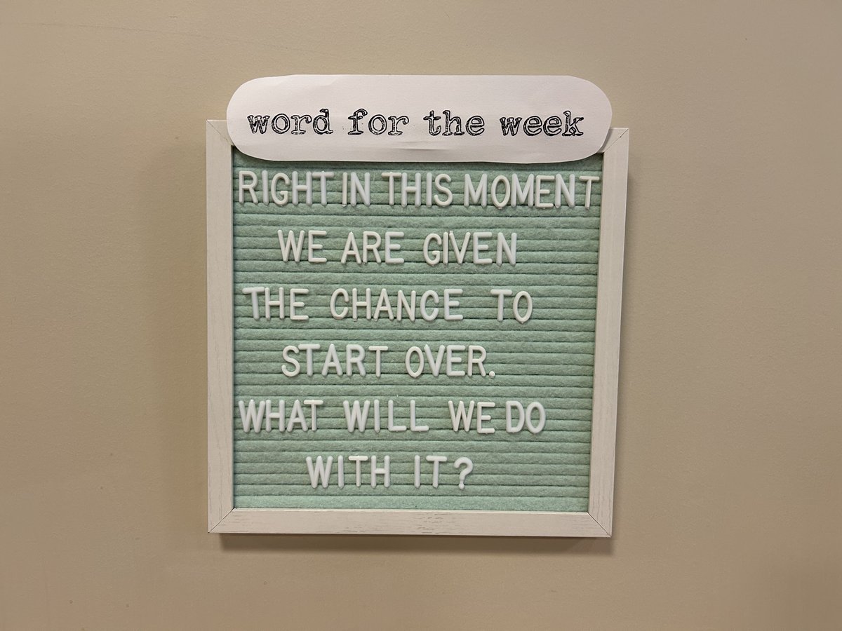 BeingGraced's tweet photo. Word for the Week:
(drawn from Matthew 21:23-32)
Right in this moment we are given the chance to start over. What will we do with it?
#WordForTheWeek https://t.co/RhZZ2KhT1Q