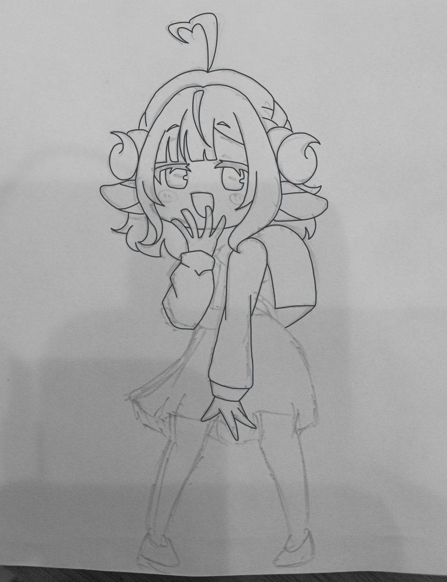 OUS9PW7tWP81409's tweet photo. ﾌﾌｯ...ﾌﾌﾌﾌﾌ(-ω☆)ｷﾗﾘ
明日、早起きして続き描くんじゃぁぁー！ https://t.co/nSGbPR5f38
