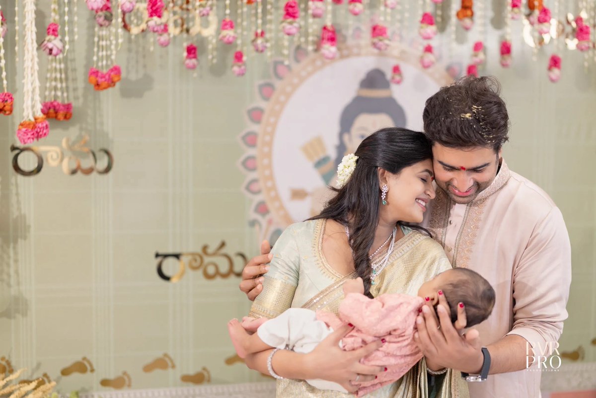 IamRohithNara's tweet photo. With hearts full of love, gratitude, and joy,
we are delighted to introduce our son to the world as

NANDHAN RAMA NARA 🤍

Nandhan: One who brings boundless joy and happiness.

Rama: A cherished name carried forward with love, in honour of his grandfather.

Welcome to the world, our little Nandhan.
You are our greatest blessing.❤️🧿