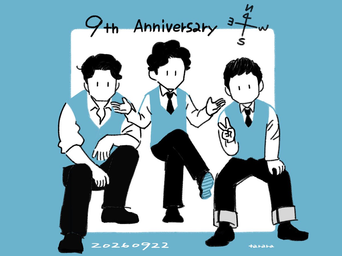 tarara_818's tweet photo. 新しい地図9周年おめでとうございます💐
 #新しい地図9thAnniversary
 #新しい地図9回目誕生祭_0922 https://t.co/TKQnDOUb9D