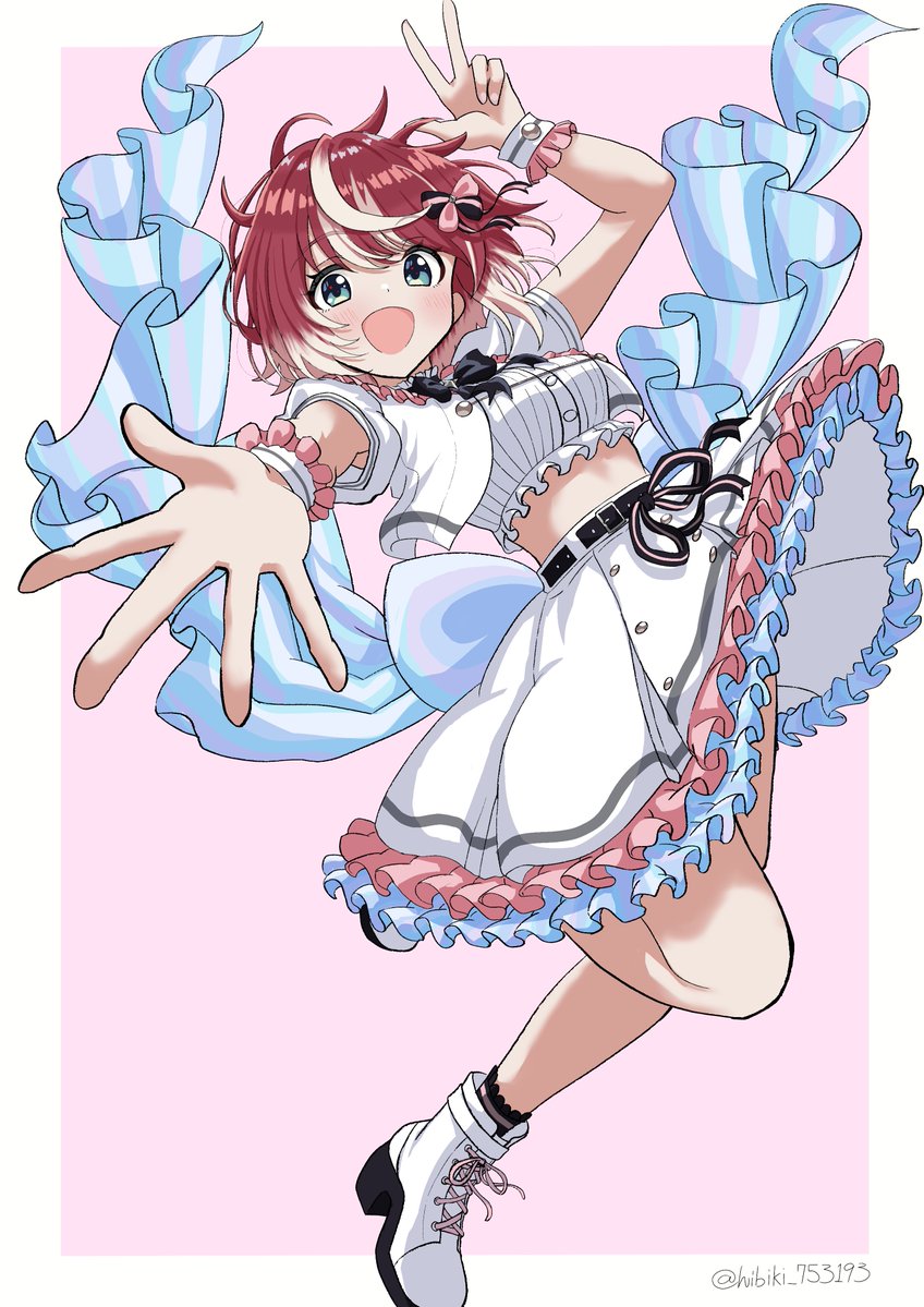 hibiki_753193's tweet photo. 誕生日衣装の愛夏さん
#まなか画いっぱい https://t.co/nk2KDckvR8