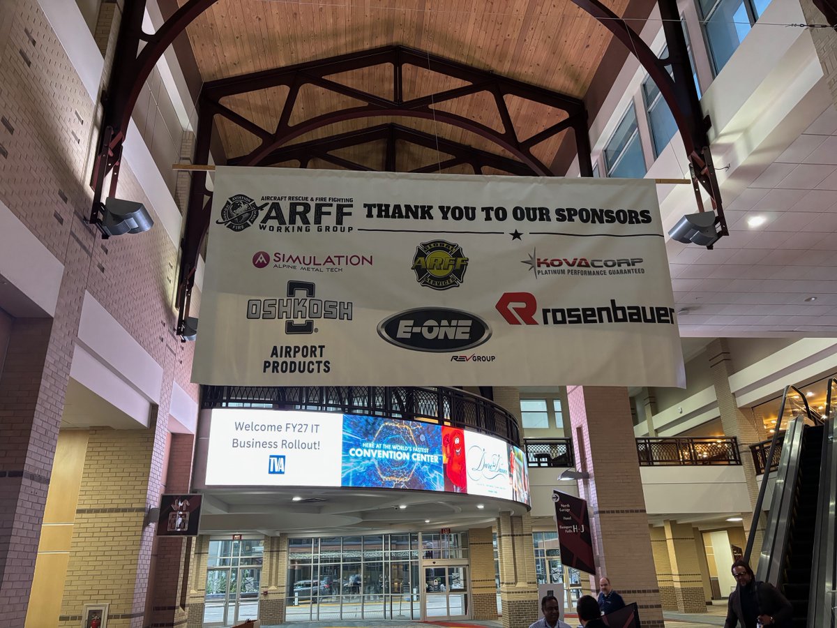 EONE_FireTrucks's tweet photo. E-ONE is proud to be a sponsor and participant in the 2026 ARFF Working Group Annual Educational Symposium in Chattanooga this week! Stop by and see this awesome E-ONE TITAN ARFF 6x6! #EONEstrength #ARFF #ARFFworkinggroup #EONETITANarff https://t.co/GYwpQzZ6nI