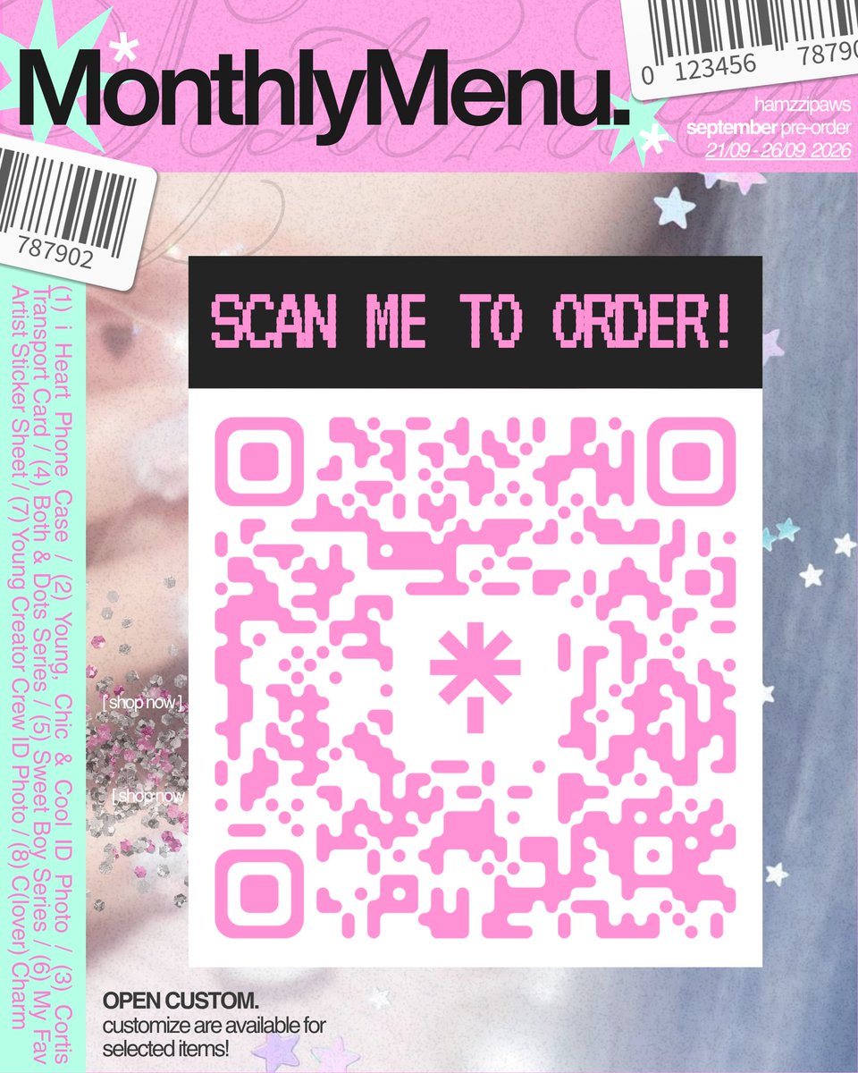 hamzzipaws's tweet photo. september pre-order finally posted! 📧🎼💗 and we’re back with our new items!!

👩🏻‍💻 open for customize on selected products

🔗 form: https://t.co/XF0lY4Jxff

📁 period: 21/09 - 29/09
🌐 dm for worldwide go

with love,
hamzzipaws ᵕ̈ https://t.co/jnXSBzrZGh