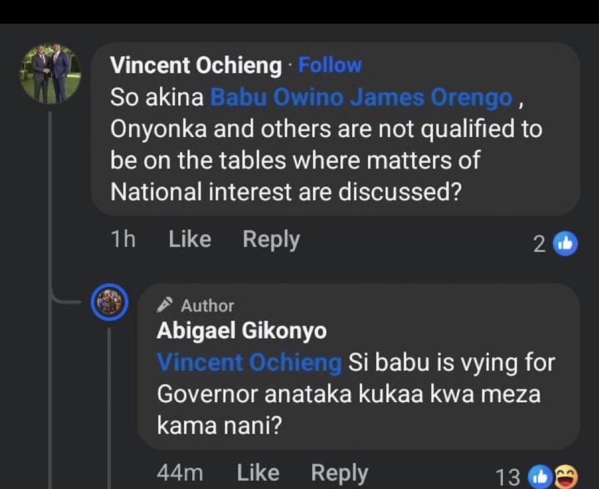 OchiengOun's tweet photo. Finally @HEBabuOwino has been vindicate. @Mwananchi_TMP should move fast and make a coalition with Ukombozi Alliance. The sloganeers can continue looking for their party.
#NairobiFirst
#BabuKwasababu https://t.co/byVRXie5I9
