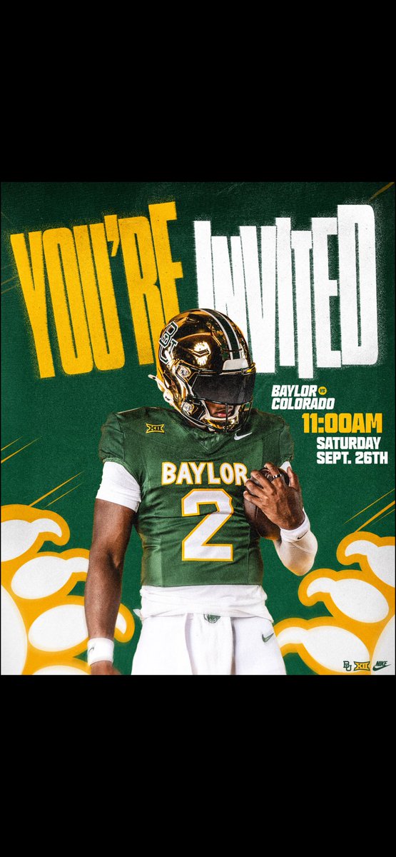 DamariWoodson1's tweet photo. I will be in Waco this weekend!#GOBEAR
@That_Boi_Dhawk @ThaBallCoach @CoachO_TTK @HornJagsRecruit https://t.co/ZdpEonSYIF