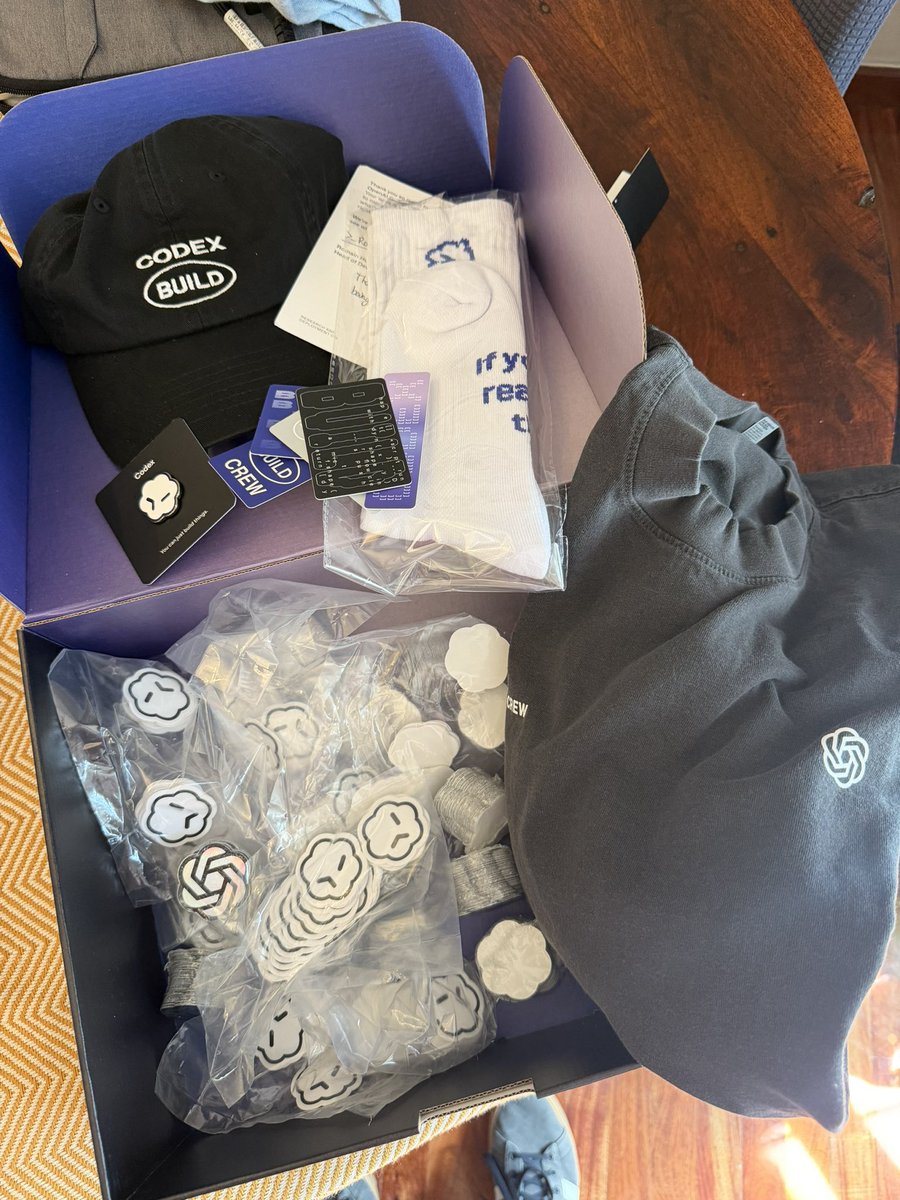 emipanelli's tweet photo. Llegaron las cositas de Codex Ambassador by @OpenAI https://t.co/82lG3xyvWb