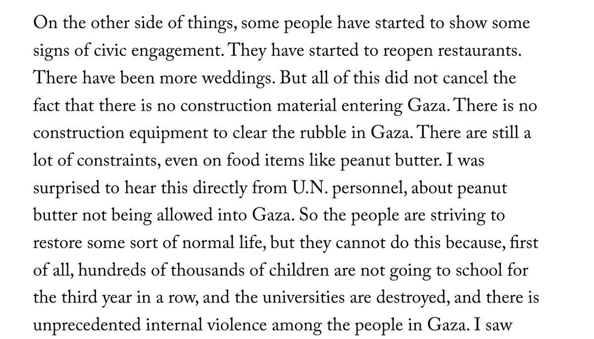 rozina_ali's tweet photo. Israel is not allowing peanut butter into Gaza because they say it's a "luxury," though the UN and aid workers have pointed out it's a nutritional supplement for a starving population https://t.co/657CCgcziM