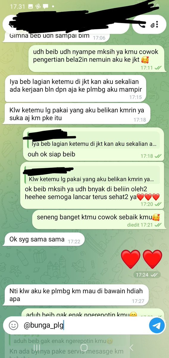 bunga__pplg's tweet photo. PALEMBANG NOW‼️
seneng klo ktmu CL yg kayak gini next bakalan expo lgi dan bisa samperin bunga k plmbng lngsung klo kngen❤

mlm ini bunga udh avail palembang terima dadakan
vcs squirt💦jg ready 

buruan kunjungi channel https://t.co/MrEv2rnY81
telegram https://t.co/GZ9qNBJhDd https://t.co/voaLVkaLer