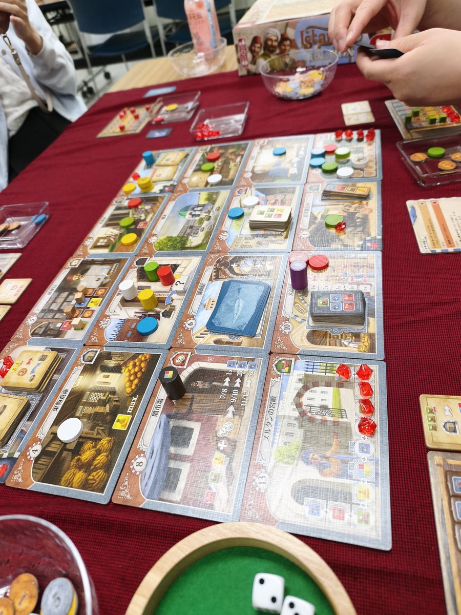 tomooooya_'s tweet photo. 定番ボードゲーム会へ参加させて頂きました🎲

アルハンブラ
neu
イスタンブール
エルドラドを探して
ボーナンザ

定番ゲームは存在感が地味なものが多いですが、やってみると洗練されていてめっちゃ面白くて終始悩みっぱなしでした🤔
皆様ありがとうございました😊 https://t.co/e9mXWRvZVQ