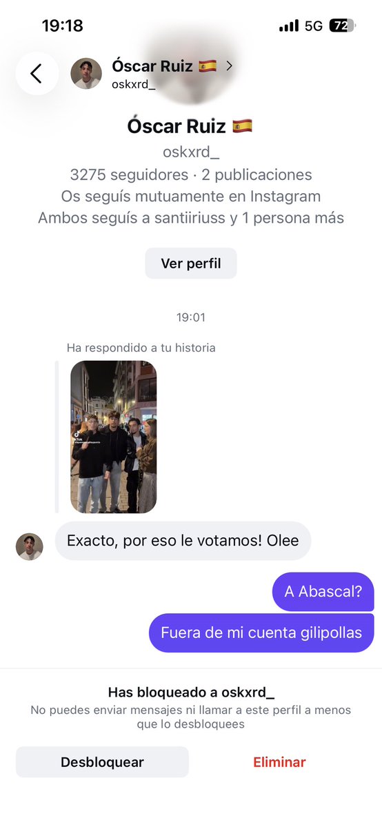 Naabilify's tweet photo. Todo el que vaya a votar a vox que me deje de seguir y se vaya de mi cuenta(tnx:3) https://t.co/4AHYxuNwrt