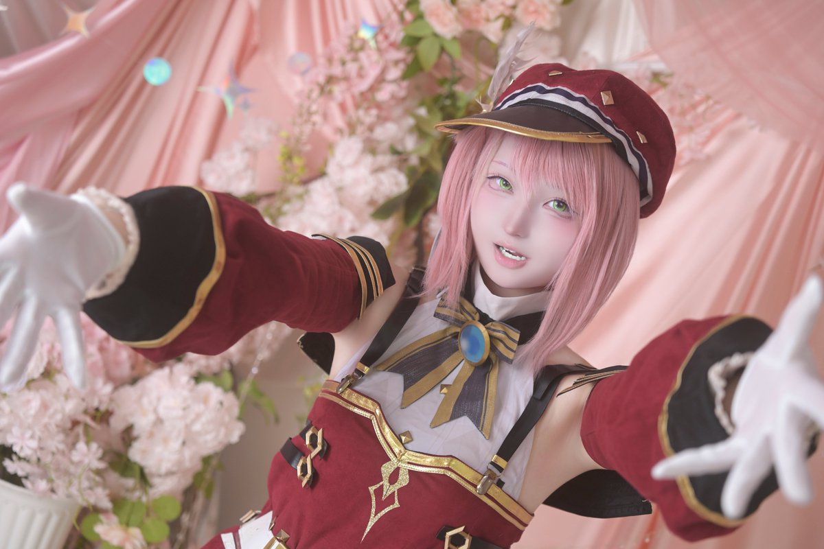 Ka_kang_Kkang's tweet photo. 🩷🌿
#原神 #GenshinImpact
#Charlotte #シャルロット
#cosplay https://t.co/vomCijRKS6