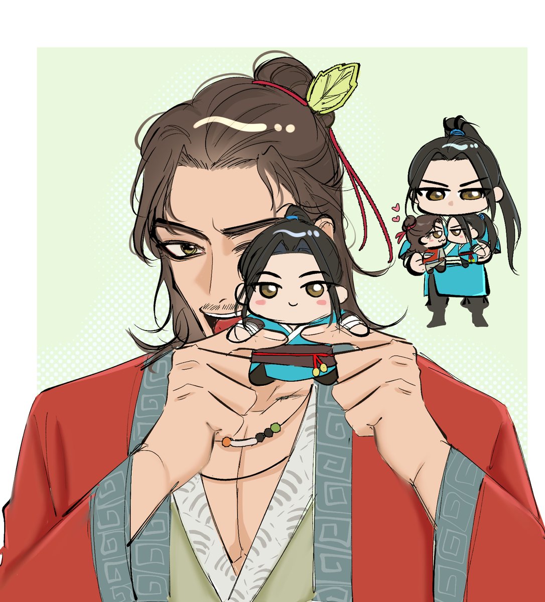 M1KA_4841's tweet photo. the fanmade plushies is so cute..... 
#QuanBin #权宾 #八仙 https://t.co/4FkLY0DQqM