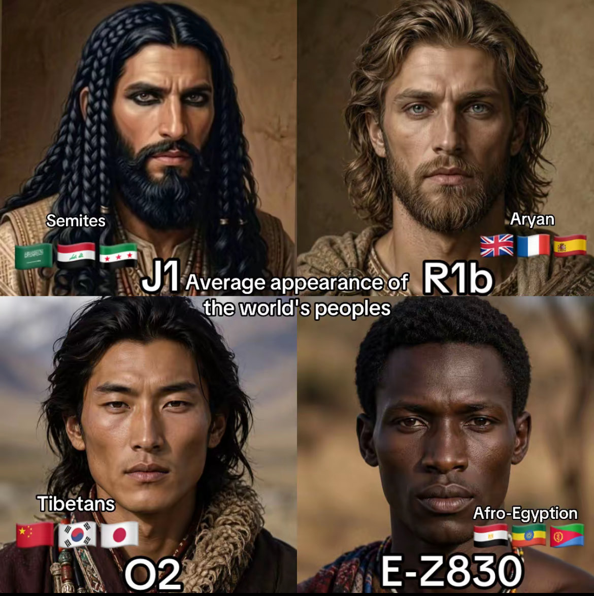 realillyrian668's tweet photo. Haplogroups https://t.co/nH2VWPwNg5