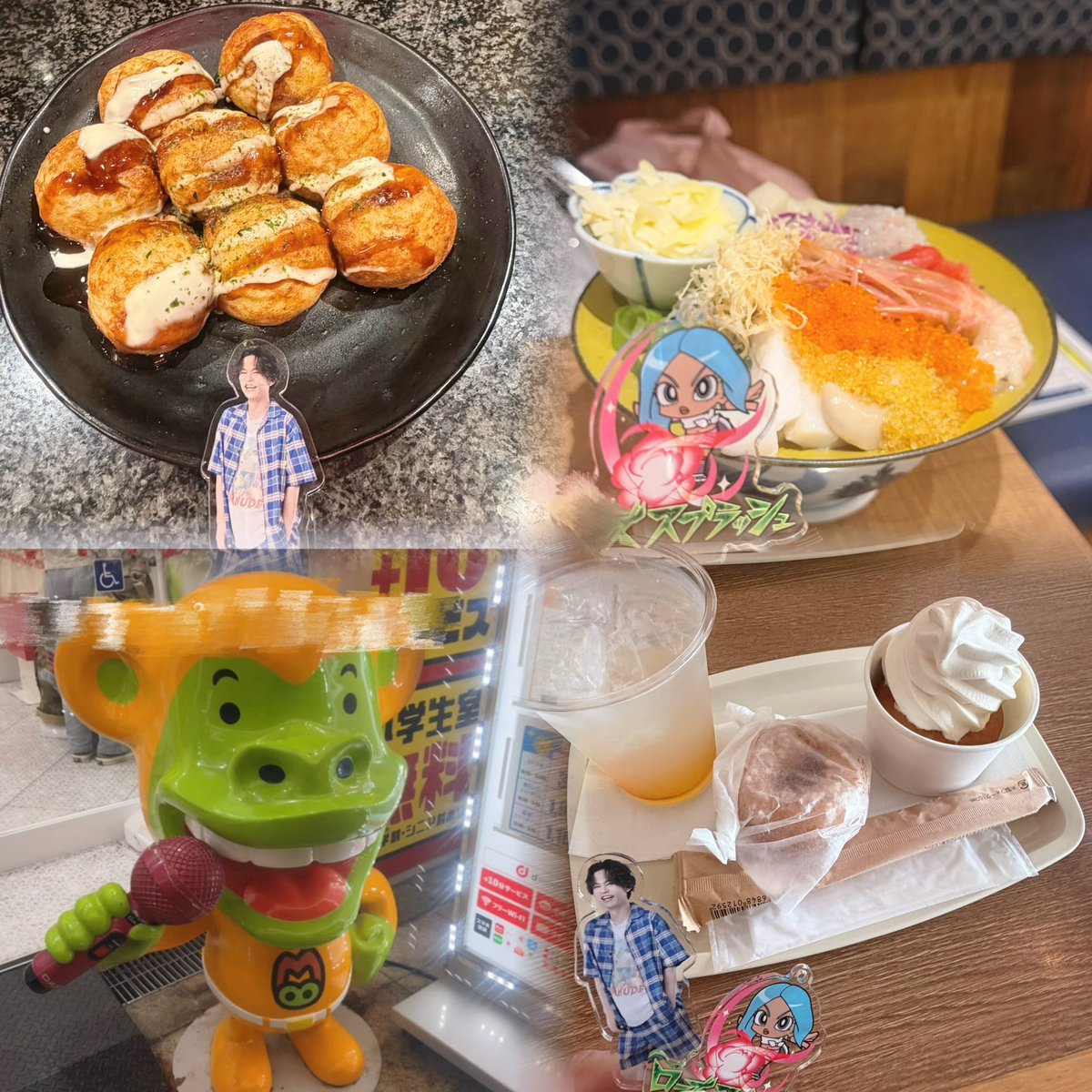 squall_0913's tweet photo. 9/19.20 かず🍵 大阪
森本さんのアーメンめちゃくちゃ上手だった〜‼️‼️楽しいイベントとメシウマに囲まれ最強人生ꈍ .̮ ꈍ🐙

4日間8公演どの回も違った面白さがあって忘れられない思い出になりました🌟
来年も一緒にお祝いできますように😗

強化週間本当にお疲れ様でした〜𖤐 ̖́- https://t.co/lTZtohzvhC