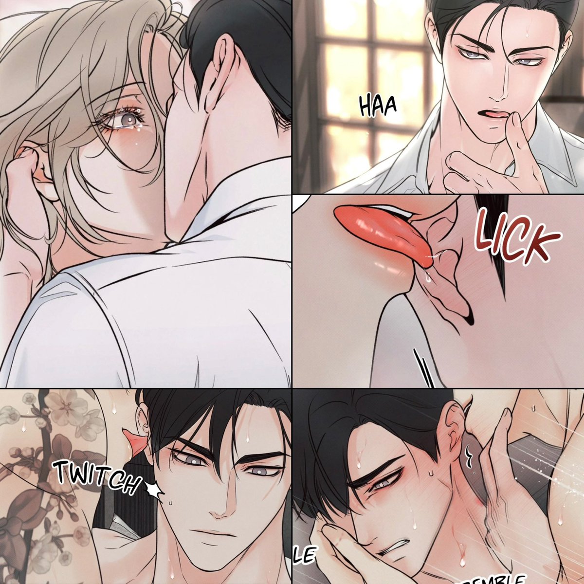 wrclbtocd's tweet photo. #Borderline #미혹의경계  

I’ve written before about how interesting I find Nanjo’s behavior when it comes to touching Mokyeon. He seemed to want to touch him all the time, but at the same time, he kept holding himself back – hiding his hands in his pockets, moving them somewhere else, or simply trying to keep them away from Mokyeon. It was almost like the desire was there, but for some reason, he wouldn’t allow himself to act on it. 👀

And that’s why I paid even more attention to this in Chapter 40. They hadn’t seen each other for several weeks, and I like thinking that during that time Nanjo might have remembered what it felt like to be close to Mokyeon – how much he liked touching him and what those moments made him feel. And now that they’re finally together again, he actually wants to experience it again himself – touching Mokyeon, stroking his ear, even licking it and seeing how he reacts. 🥹

And honestly, this just makes me ridiculously happy, because Nanjoooo is finally taking the initiative himself. 😭❤️‍🔥 Before, he seemed to constantly hold himself back, but now he’s the one reaching for Mokyeon and wanting to touch him. God, I’ve been waiting for this for so long. Finally, Nanjo. FINALLY. 😭