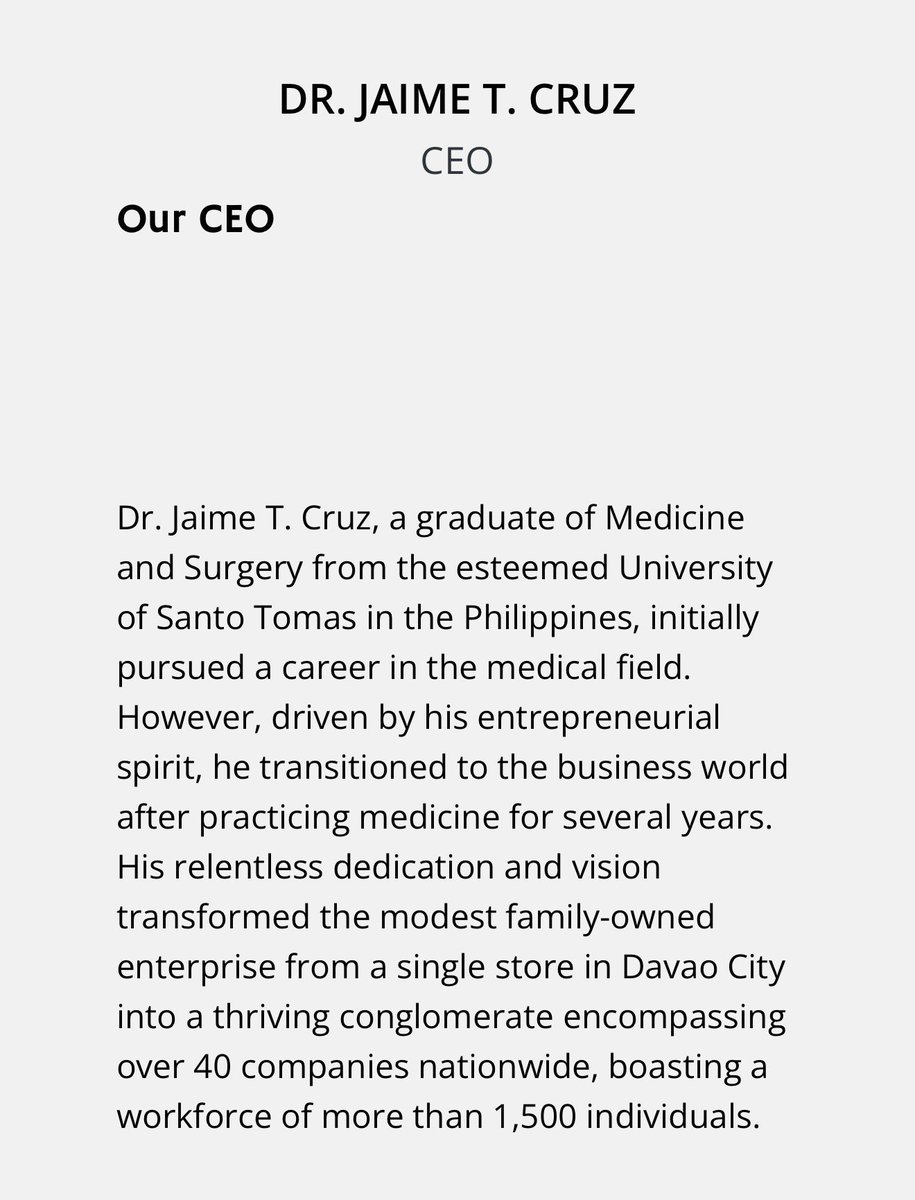 jesusfalcis's tweet photo. ⚠️ Sino si Dr. Jaime Cruz na ka-business ni Sara?

He was Rodrigo Duterte’s special envoy to China for trade and investments from 2019-2022.

He was offered to be Duterte’s PhilHealth President and CEO.

He joins Duterte in travels to Japan.

Crow ni, este, bata ni Duterte?

😂 https://t.co/kZzBMDqika