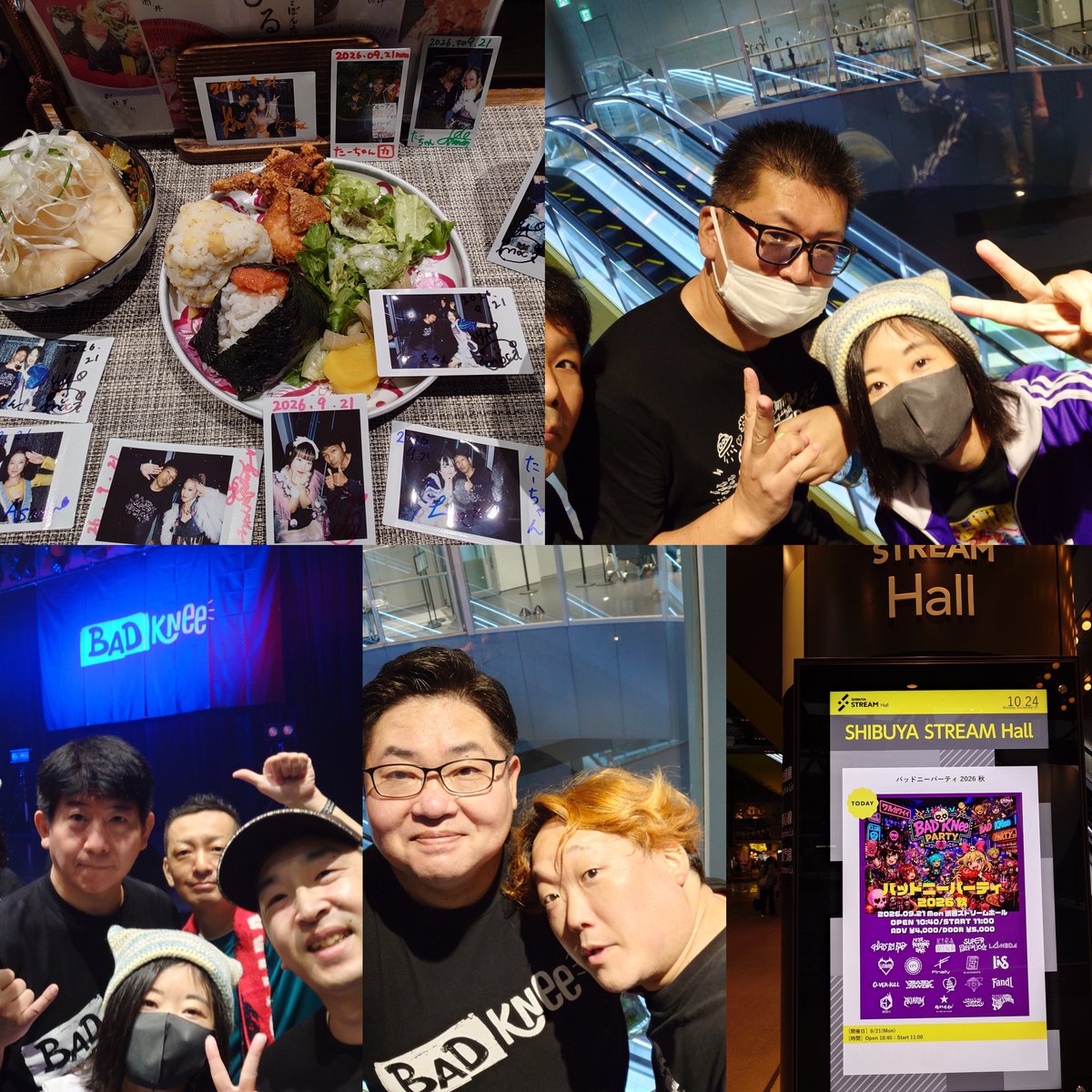 tahchannn's tweet photo. #SUPERREPLiCA #スパレプ
バッドニーパーティー2026 秋 in 渋谷ストリームホール
トップバッターからの2回目とライブをやり、スパレプの楽しいライブが皆に伝わっただろうな〜✨️
日々 進化する彼女達から目が離せません‼️
ありがとうございます😊

ps junさん 美味しいご飯ありがとうございます🍙 https://t.co/ritQb7TJgy