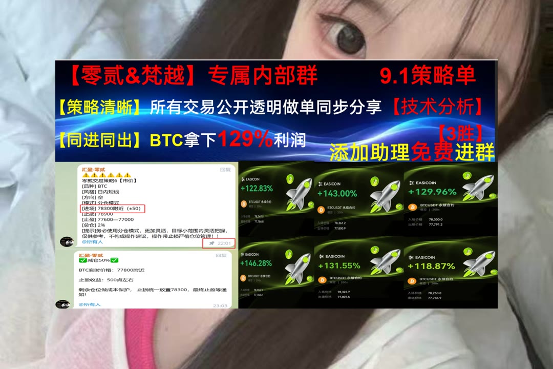 QuyenZulauf's tweet photo. Life is too short to wait.
想了解BTC短期走势？关注每日盘面。暴涨💹币圈返佣😪智能合约🧧保损
科磊🦲Internet Computer🎵期权🍂新纪元能源
比特币 以太坊 币圈 免费合约跟单社区👉 @fzy988 👈 https://t.co/FyKaC7Ckag