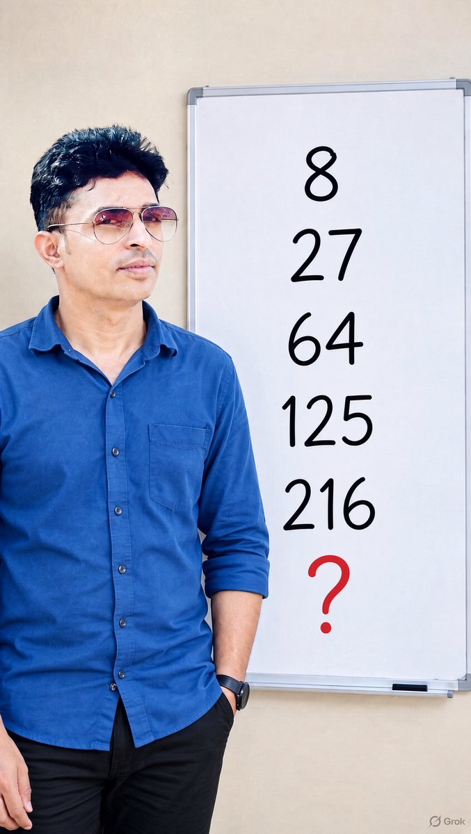 Najir_Hussain88's tweet photo. Who find Next Number Without calculator.

If you try you get it. https://t.co/wNrPaQzxUm