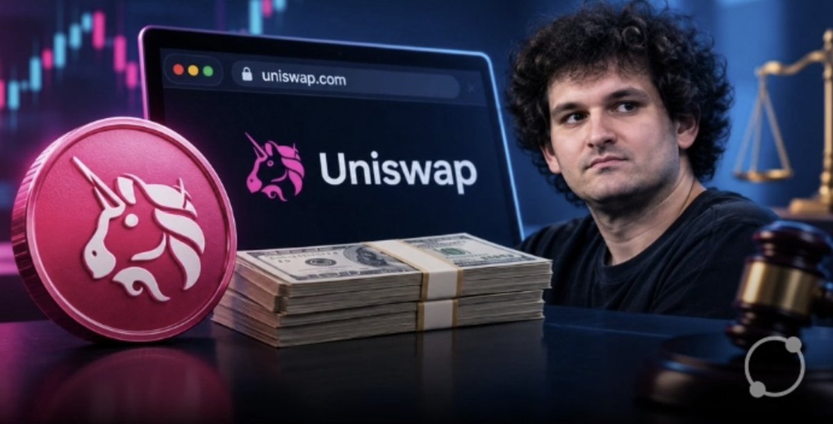 CryptoMoonPres1's tweet photo. @Uniswap domain name has a surprising FTX-era connection.

The domain was reportedly purchased by Sam Bankman-Fried’s team in 2021, adding another layer to the history surrounding one of DeFi’s biggest names.

Read the full story: https://t.co/EF6ER8iwlg

 #DeFi #SBF #Crypto https://t.co/9pLR3pzziT