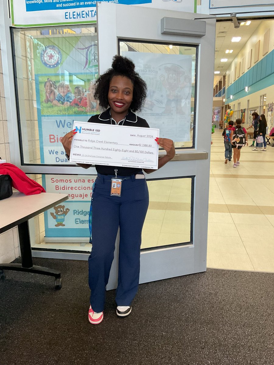 HumbleISD_RCE's tweet photo. We are excited to kick off our Humble ISD Education Foundation Employee Giving Campaign! We are ready to donate & make an impact βDeep in the Heart of Humble ISD!β ππ Our support benefits our #cubcommUNITY & helps provide for our campus! https://t.co/yblaFhBIOx
