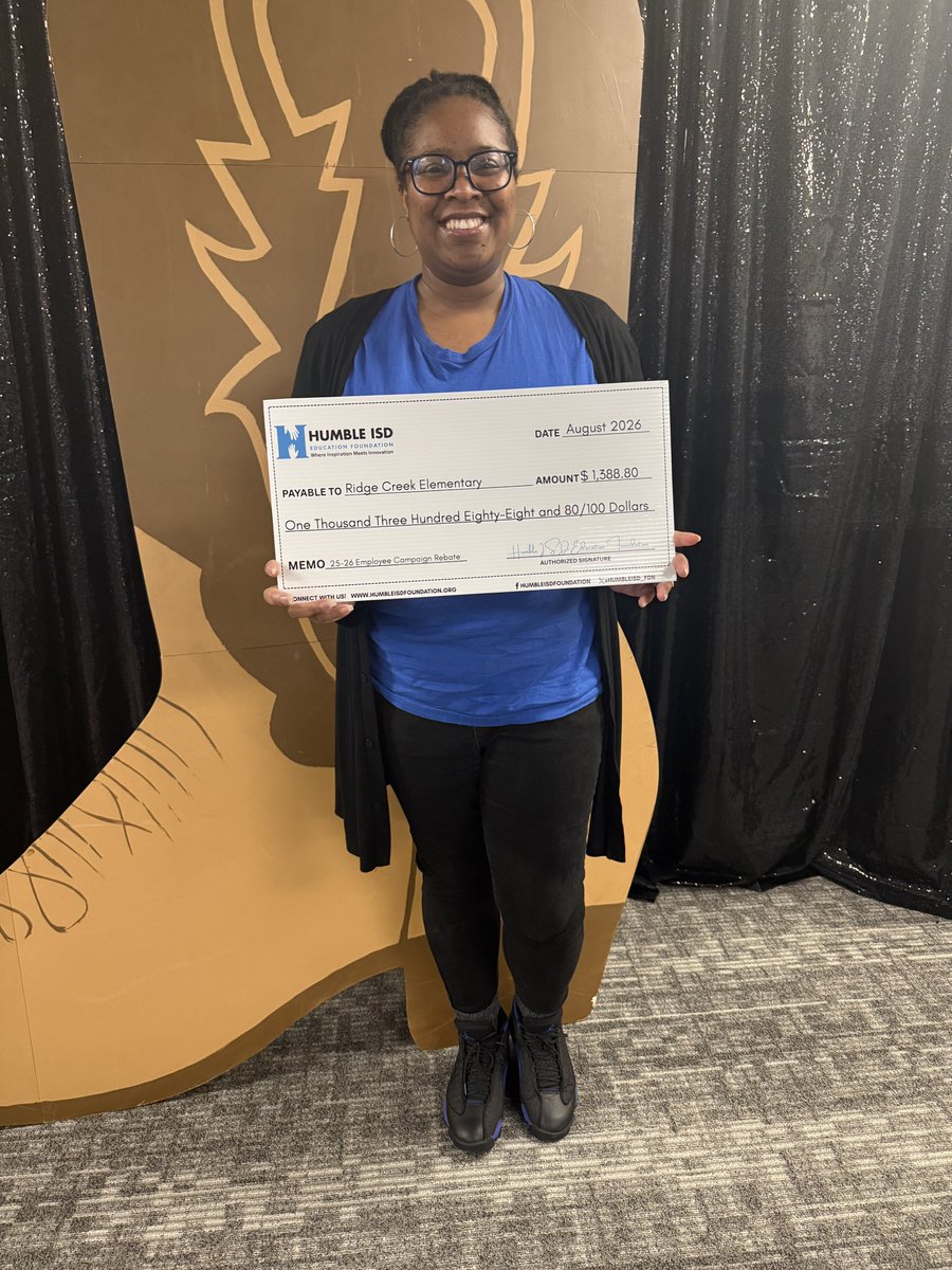 HumbleISD_RCE's tweet photo. We are excited to kick off our Humble ISD Education Foundation Employee Giving Campaign! We are ready to donate & make an impact βDeep in the Heart of Humble ISD!β ππ Our support benefits our #cubcommUNITY & helps provide for our campus! https://t.co/yblaFhBIOx