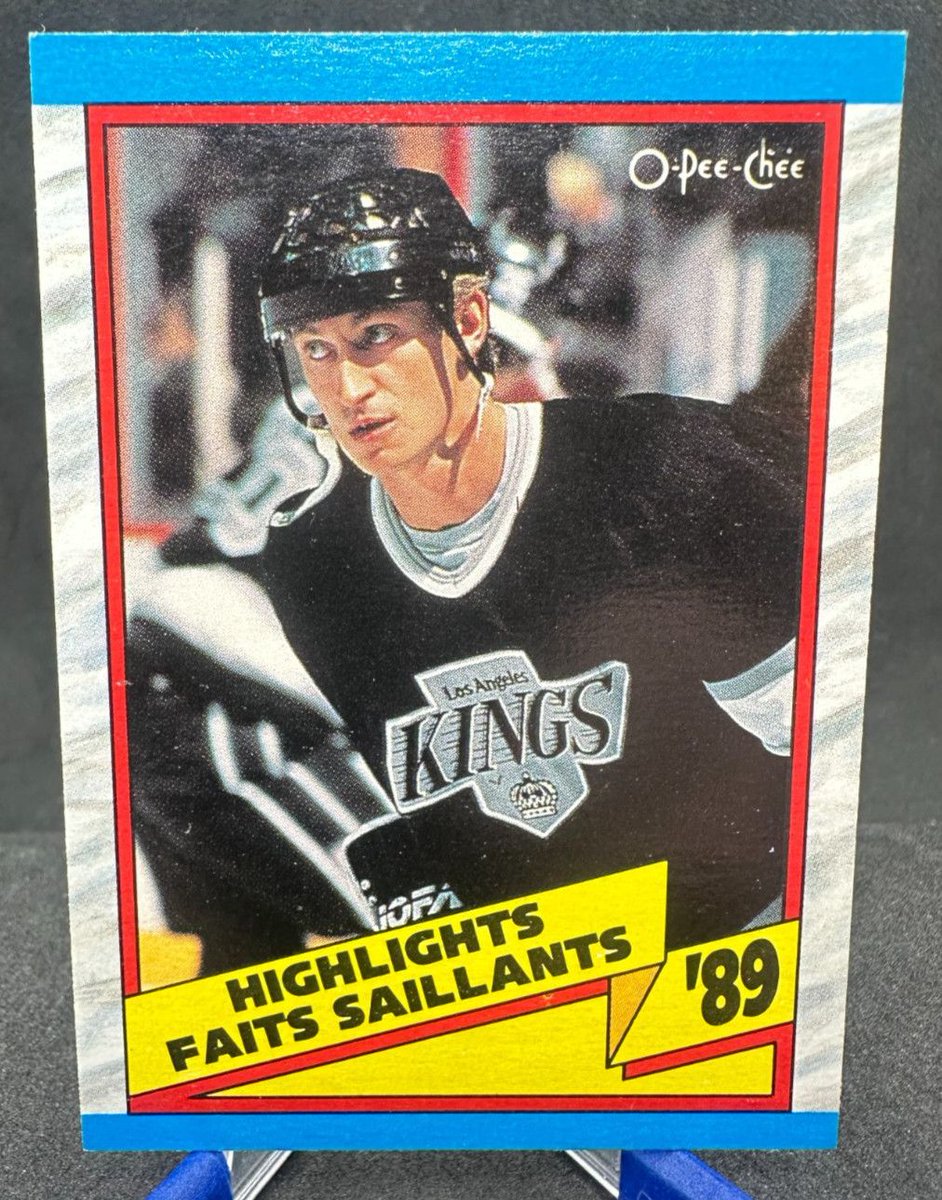 MikeScott614's tweet photo. Wayne Gretzky. 1989-90 O-Pee-Chee. LA Kings. One card.

https://t.co/3niIjp3Ie2

The Great One's legacy is undeniable — 894 goals, 1,963 assists, 4 Stanley Cups, and a highlight reel that spans two decades. This 1989-90 O-Pee-Chee #325 Highlights card captures Gretzky early in his Kings tenure, still at the absolute peak of his powers.

O-Pee-Chee is hockey. The iconic Canadian brand produced the definitive hockey card sets throughout the 80s and 90s, and this Gretzky Highlights card is a cornerstone piece from that era. It's the kind of card that belongs in every hockey collector's binder — whether you're building a complete OPC run, a Gretzky master set, or just want one iconic card of the greatest player to ever lace 'em up.

Condition matters, but at this price point you're getting a legit vintage Gretzky without breaking the bank. Raw, ungraded, ready to be appreciated. Perfect for:

• Collectors filling 1989-90 OPC sets
• Gretzky superfans
• Vintage hockey enthusiasts on a budget
• Anyone who wants a piece of NHL history starting at the price of a coffee

Listed at just $2 with free shipping options — that's absurd value for a Wayne Gretzky card from 1989. Comparable raw Gretzky cards from this era routinely sell for multiples of this.

Don't sleep on vintage hockey. The O-Pee-Chee market has been steady and these cards are only getting harder to find in any condition.

Grab it here: