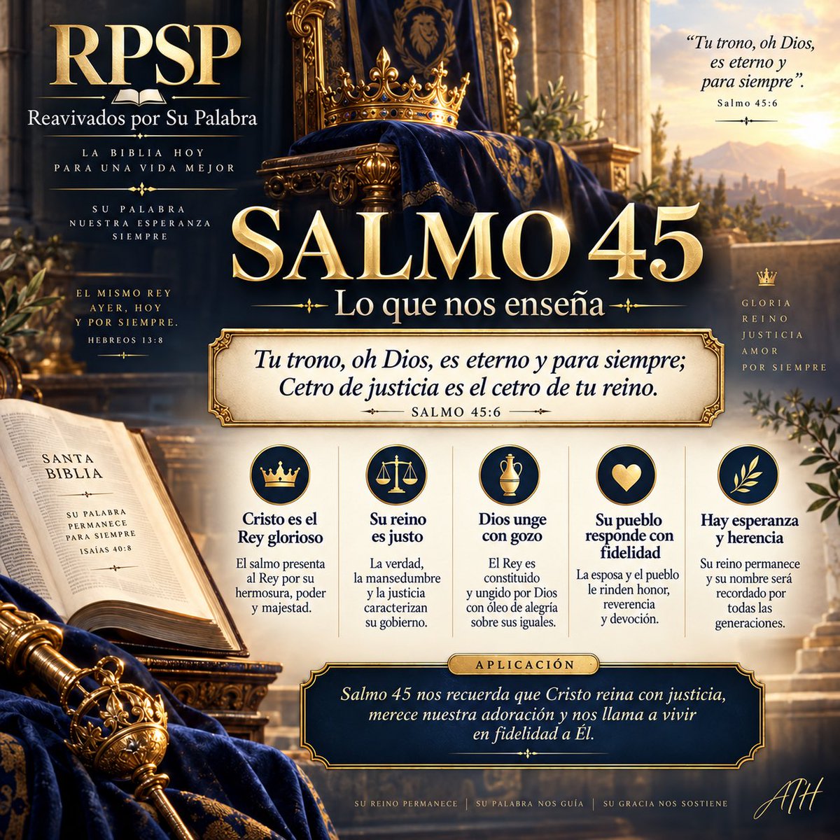Alextass's tweet photo. #rpsp
#Salmo45 https://t.co/bumrG60uhM