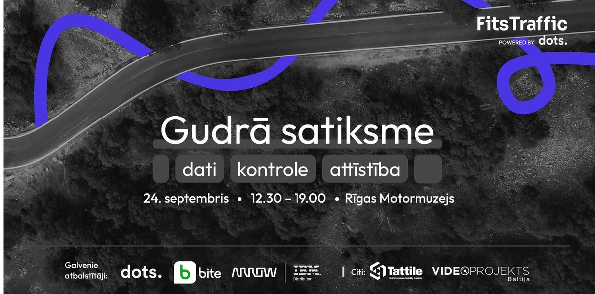 Bitelv's tweet photo. 📍24. septembrī @Motormuzejs - konference “Gudrā satiksme: dati, kontrole, attīstība”, pulcējot valsts un pašvaldību pārstāvjus, transporta nozares un tehnoloģiju ekspertus.
Esam pasākuma partneris, jo ticam - dati un tehnoloģijas veido drošu, efektīvu un ilgtspējīgu mobilitāti. https://t.co/tkktsuIHy1